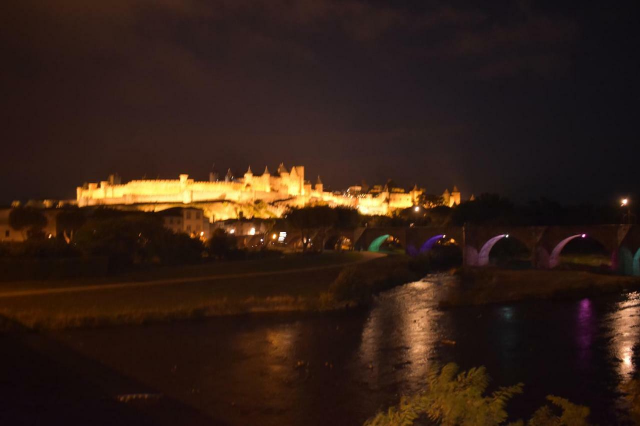 L'Or Vert, Castle View, Private Parking, Air Conditioner, Netflix, 160M From Medieval Town Carcassone Kültér fotó